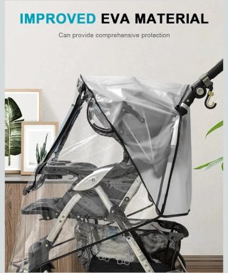 Funda Protectora Lluvia Coche Bebé Universal