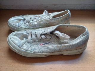 Superga Zapatillas Doradas/Plateadas