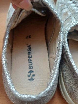 Superga Zapatillas Doradas/Plateadas