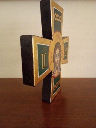 Cruz Griega Icono Pantocrator