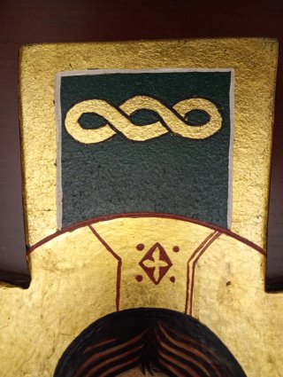 Cruz Griega Icono Pantocrator