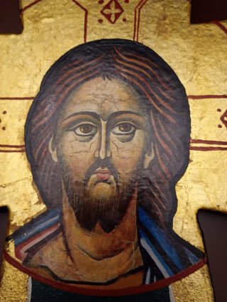 Cruz Griega Icono Pantocrator