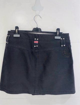 Minifalda Tommy Hilfiger Negra Talla L