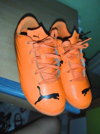 Zapatillas de fútbol Puma Naranja