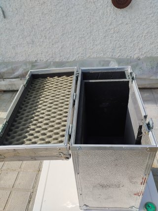 Cajón aluminio transporte equipos