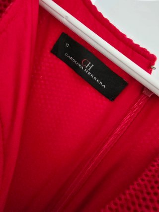 Vestido Carolina Herrera Rojo