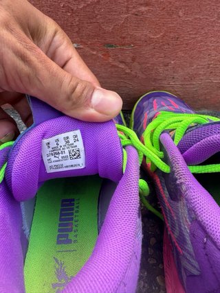 Zapatilla Baloncesto Puma MB.03 Toxic Verde/Morado