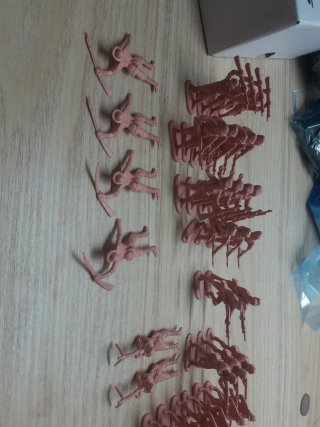 Set di soldatini in plastica
