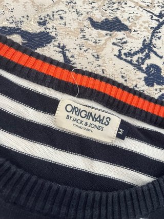 Jersey Jack & Jones rayas azul y blanco