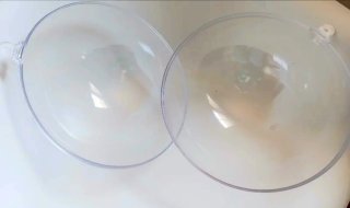 2 Bolas Navidad Transparentes 29 cm