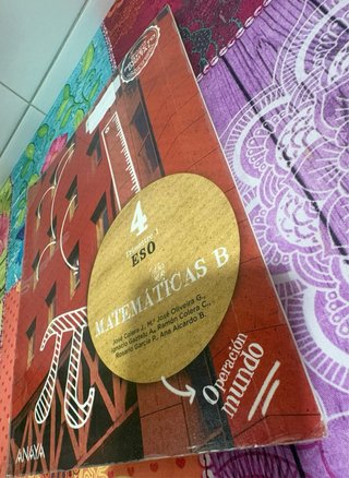 Libros de matemáticas 4 ESO. Trimestre 1 y 3