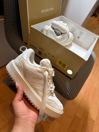 Bambas Michael Kors Blancas y Doradas