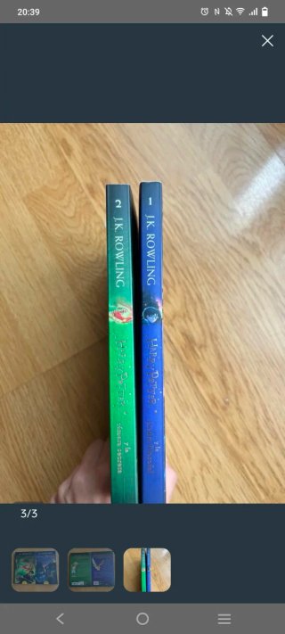 Libros de Harry Potter el 1 y el 2