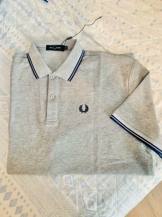 Polo Fred Perry Gris Talla XL