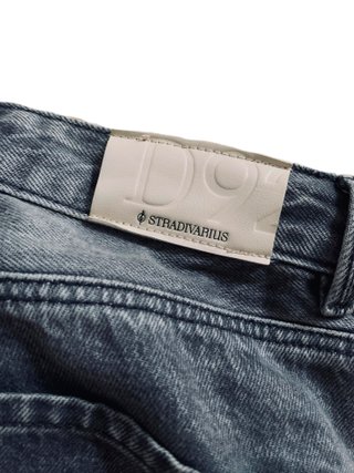 Stradivarius Jeans D92 Mujer Talla 32 M Gris