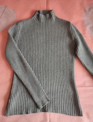 Jersey de cuello verde