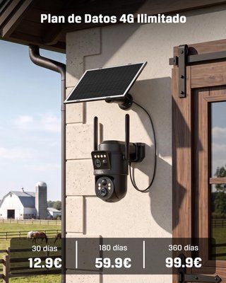 Camara vigilancia solar Xega 4G LTE