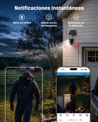 Camara vigilancia solar Xega 4G LTE