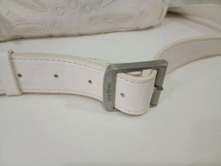 Bolso Desigual Blanco con Tira Multicolor