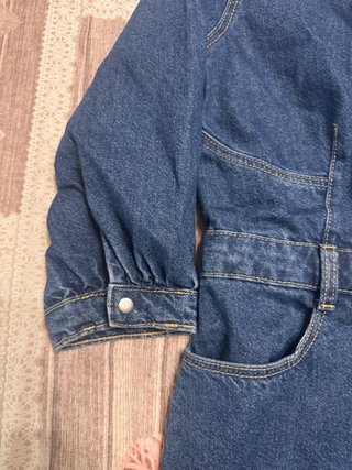Vestito gonna denim blu
