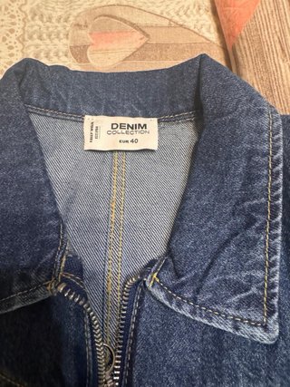 Vestito gonna denim blu