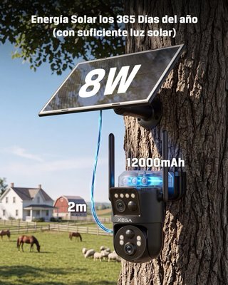 Camara vigilancia solar Xega 4G LTE