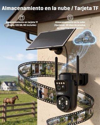Camara vigilancia solar Xega 4G LTE