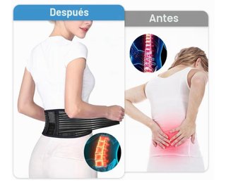 Kirvos Faja Lumbar Soporte Espalda Tlla S