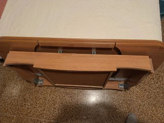 Mesa de comedor extensible madera 1,19m .