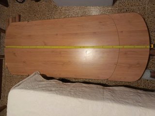 Mesa de comedor extensible madera 1,19m .