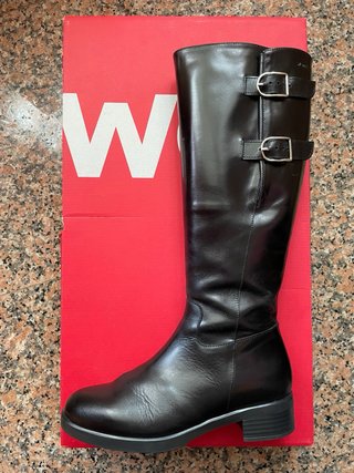 Botas de Piel Wonders Negras talla 36