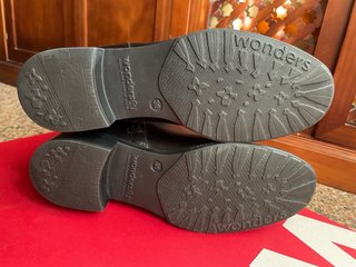Botas de Piel Wonders Negras talla 36