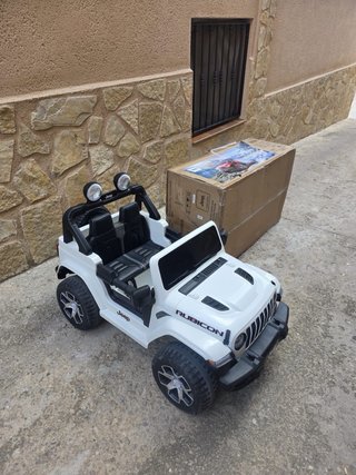 Coche eléctrico Jeep Rubicon para niños