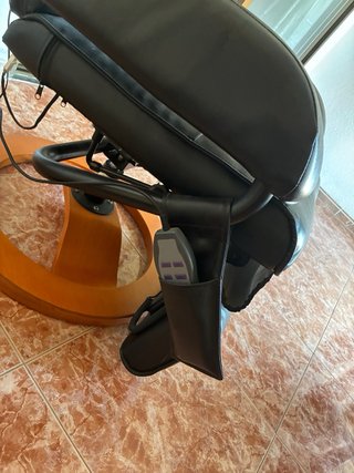 Sillón de Masajes Negro reclinable