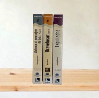 Lote 3 VHS: Esquilache, Mahoma, Braveheart