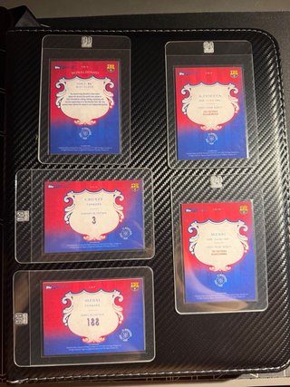 LOTE CROMOS NUMERADOS BARÇA