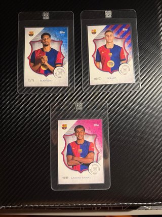 LOTE CROMOS NUMERADOS BARÇA