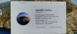 Apple iMac 21,5 Catalina Plata