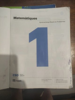Matemàtiques, 1 ESO, Codi obert, Aprenentatge b...