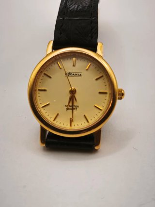Reloj Rodania Dama Placa Oro Quartz