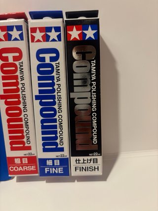 Tamiya set di Modeling Wax + 3 Polishing Compound