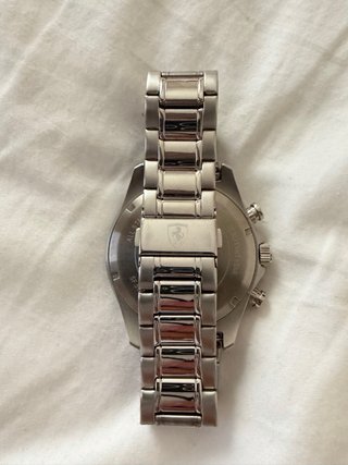 Reloj Ferrari Pilota Cronógrafo Negro Plata
