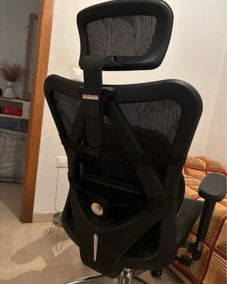 Silla gaming ergonómica negra