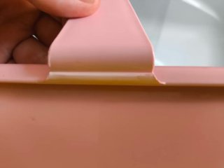 Bañera bebé rosa con estrella