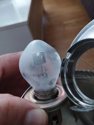 Luces auxiliares moto custom cromadas