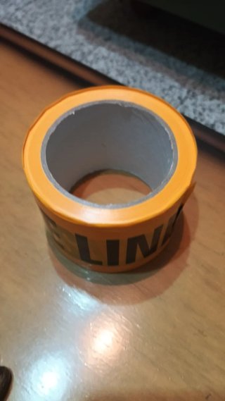 Cinta de señalización naranja