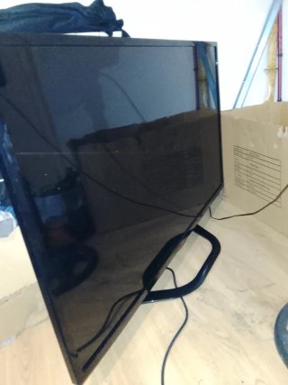 Televisor Plasma Negro creo 55 pulgadas