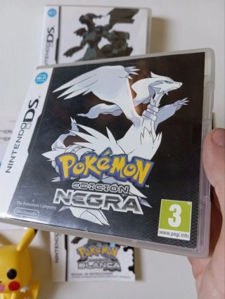 Pokémon Edición Negra y blanca - sin cartuchos!!