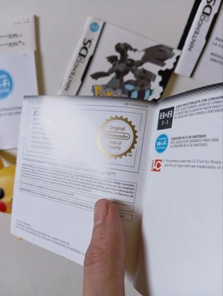Pokémon Edición Negra y blanca - sin cartuchos!!