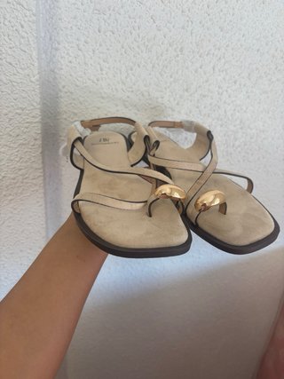 Sandalias BUONAROTTI Beige Talla 38